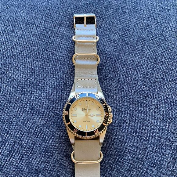 Geneva Platinum Watch Quartz tan adjustable band‎ - Picture 8 of 8